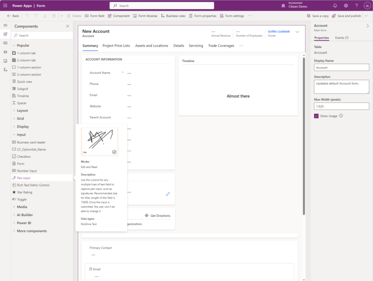 Solved: Configure the Pen Input Control in Power Apps | Microsoft ...