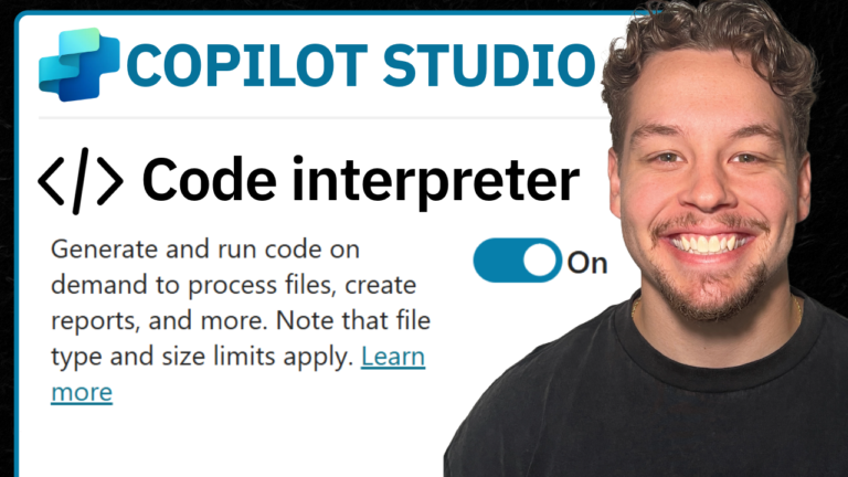 How to Enable Code Interpreter in Microsoft Copilot Studio